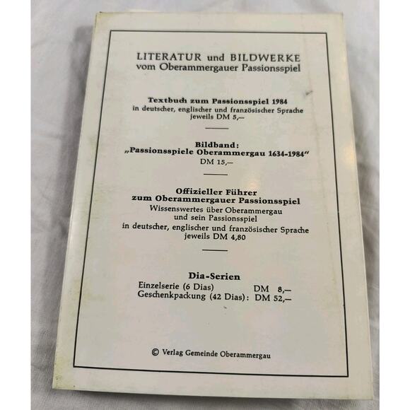 Vintage 1984 Passion Play Oberammergau Postcards – 2 Complete Sets Serie I & II - Picture 5 of 6